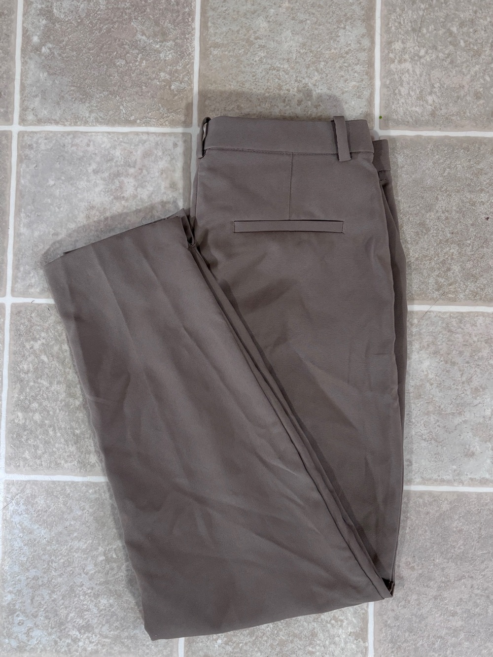 H&M Slim Straight Chinos in Taupe